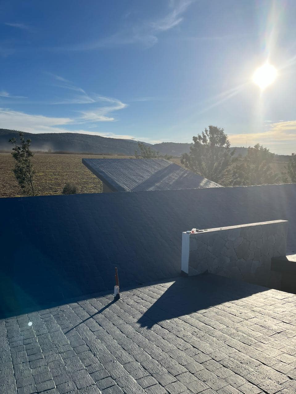 Techo impermeabilizado con IMPERMIN 7 en finca residencial de Jalisco